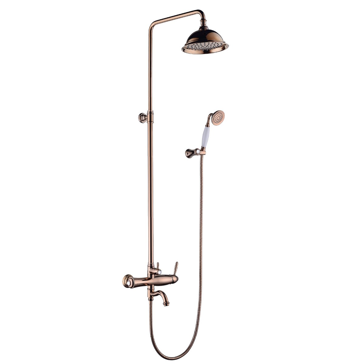 Душевая стойка Lemark Spark LM6762RG золото