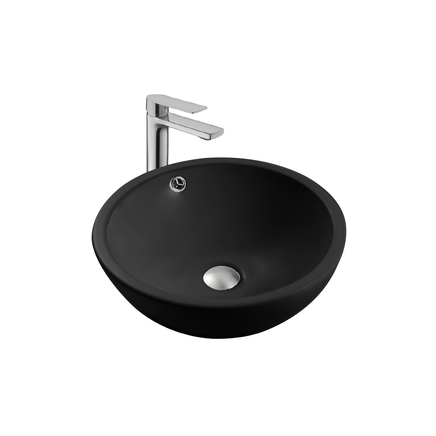Раковина накладная 44см Aquatek Европа AQ5354-MB черный матовый