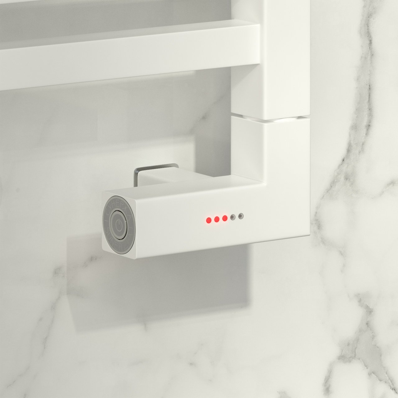 Модуль скрытого подключения Сунержа Cube 30-1527-0000 белый матовый