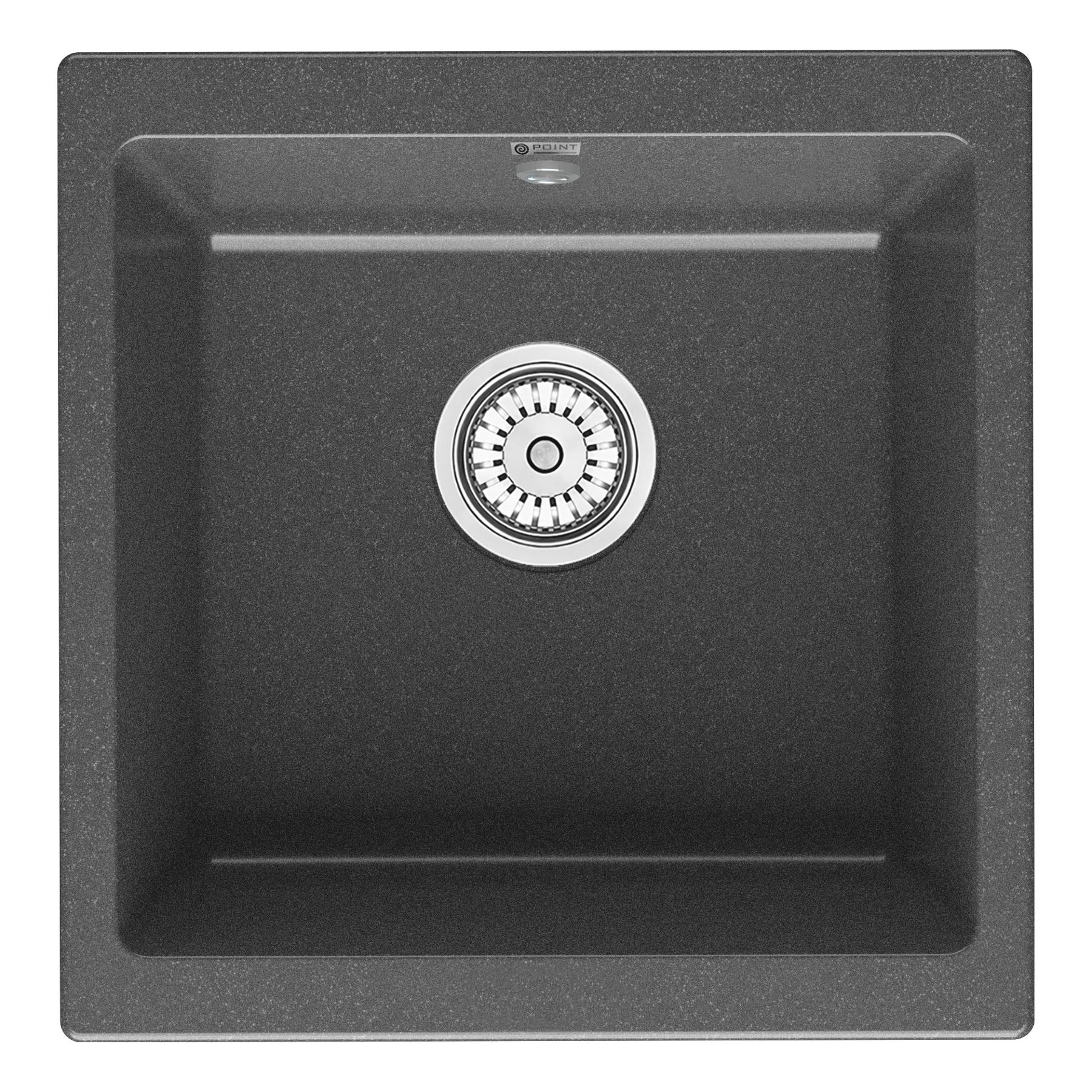 Мойка кухонная Point Бату 45 PN3008GR, графит