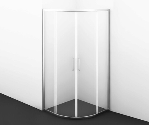 Душевой угол WasserKraft Main 41S01 90x90x200, профиль хром, стекло прозрачное