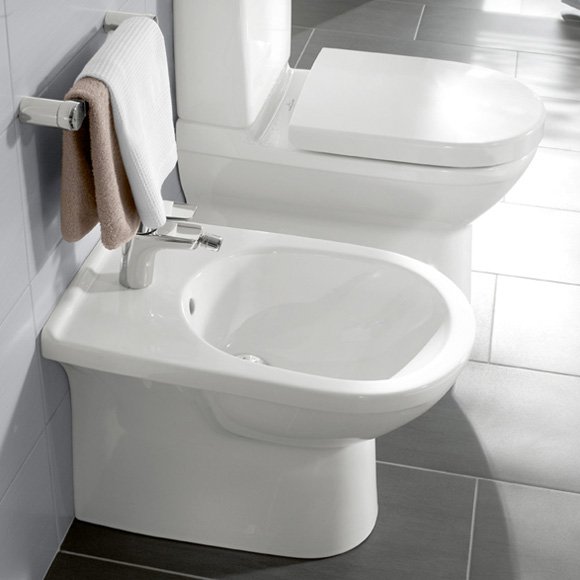 Биде напольное Villeroy & Boch O.Novo 5461 0001 alpin
