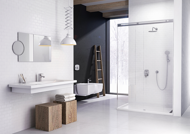 Верхний душ Webert Comfort AC0013 Хром с лейкой из PVC