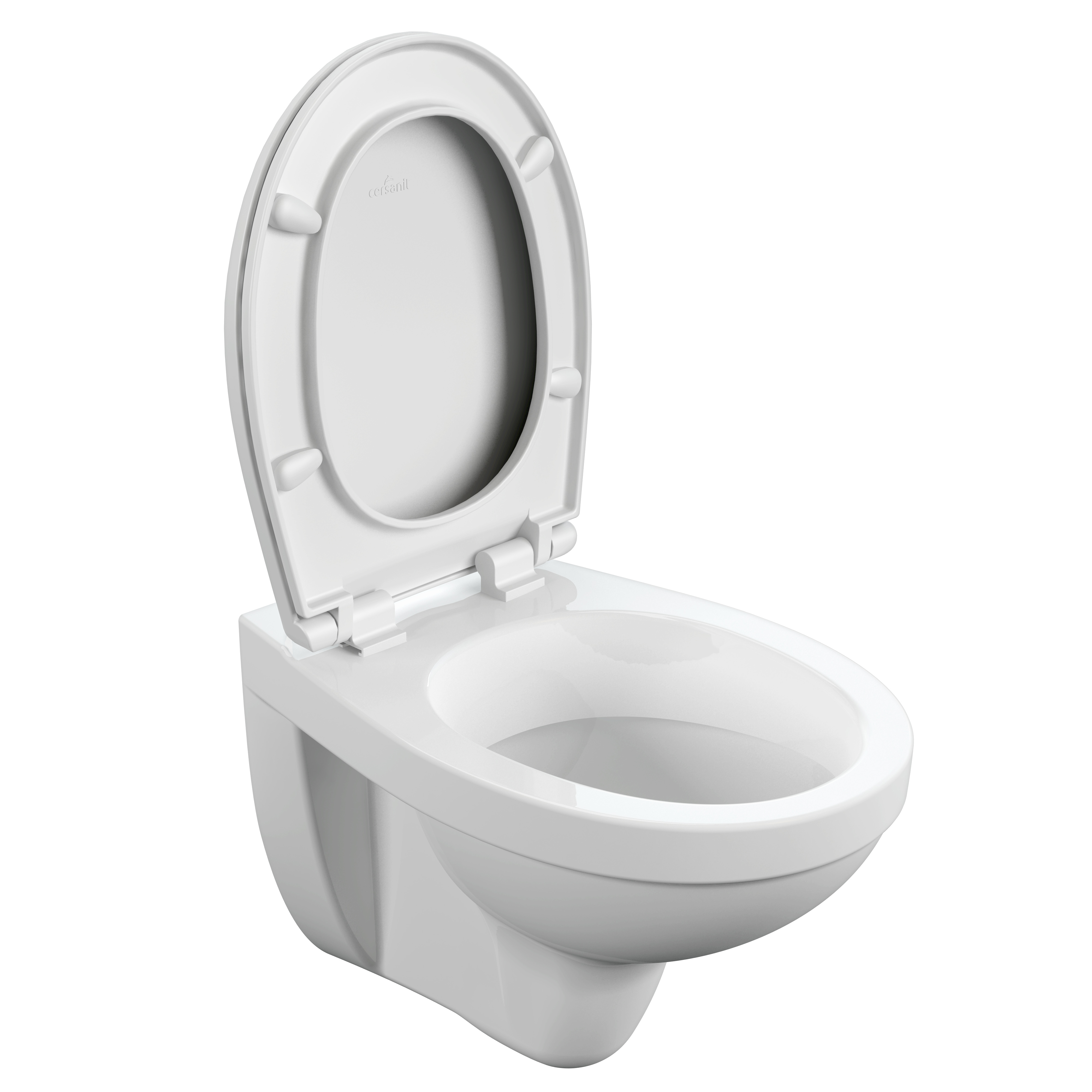 Унитаз подвесной Cersanit Delfi S-MZ-DELFI-PL белый, с сиденьем микролифт