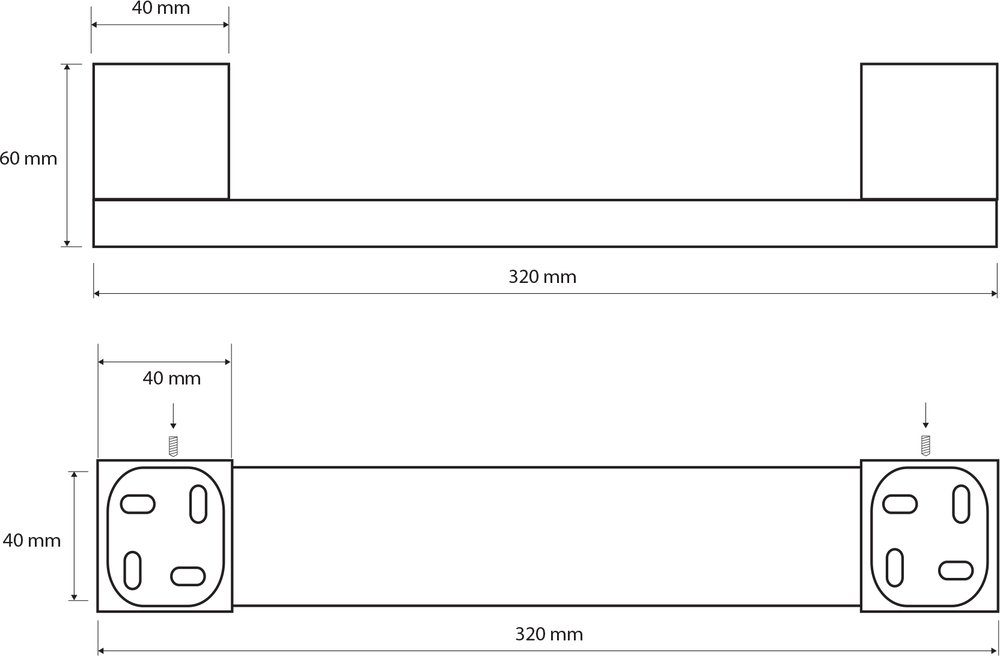 Поручень для ванной Bemeta Via 135007072 Хром