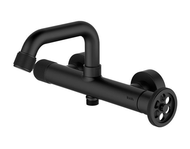 Смеситель для ванны с душем IDDIS Grange GRABLR2i02WA черный матовый