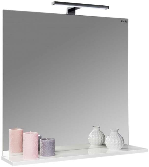 Зеркало Iddis Custo 70 с подсветкой Белое