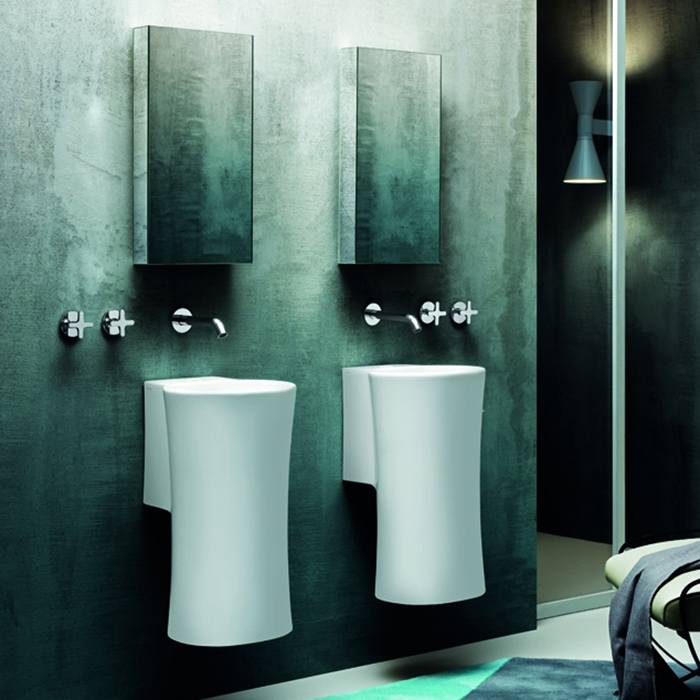 Раковина подвесная 31.5см Azzurra Nativo NAT200/0bi*0 белый