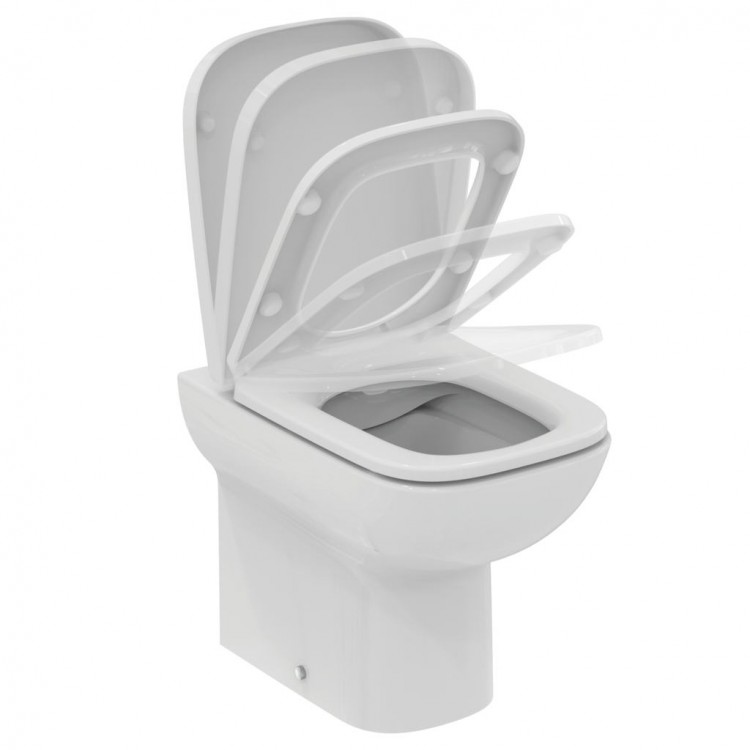 Унитаз приставной безободковый Ideal Standard i.life A T471901 без сиденья