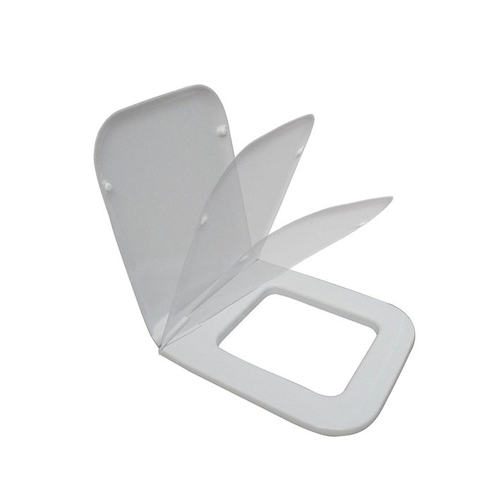 Сиденье для унитаза Azzurra Hera цвет белый, с микролифтом