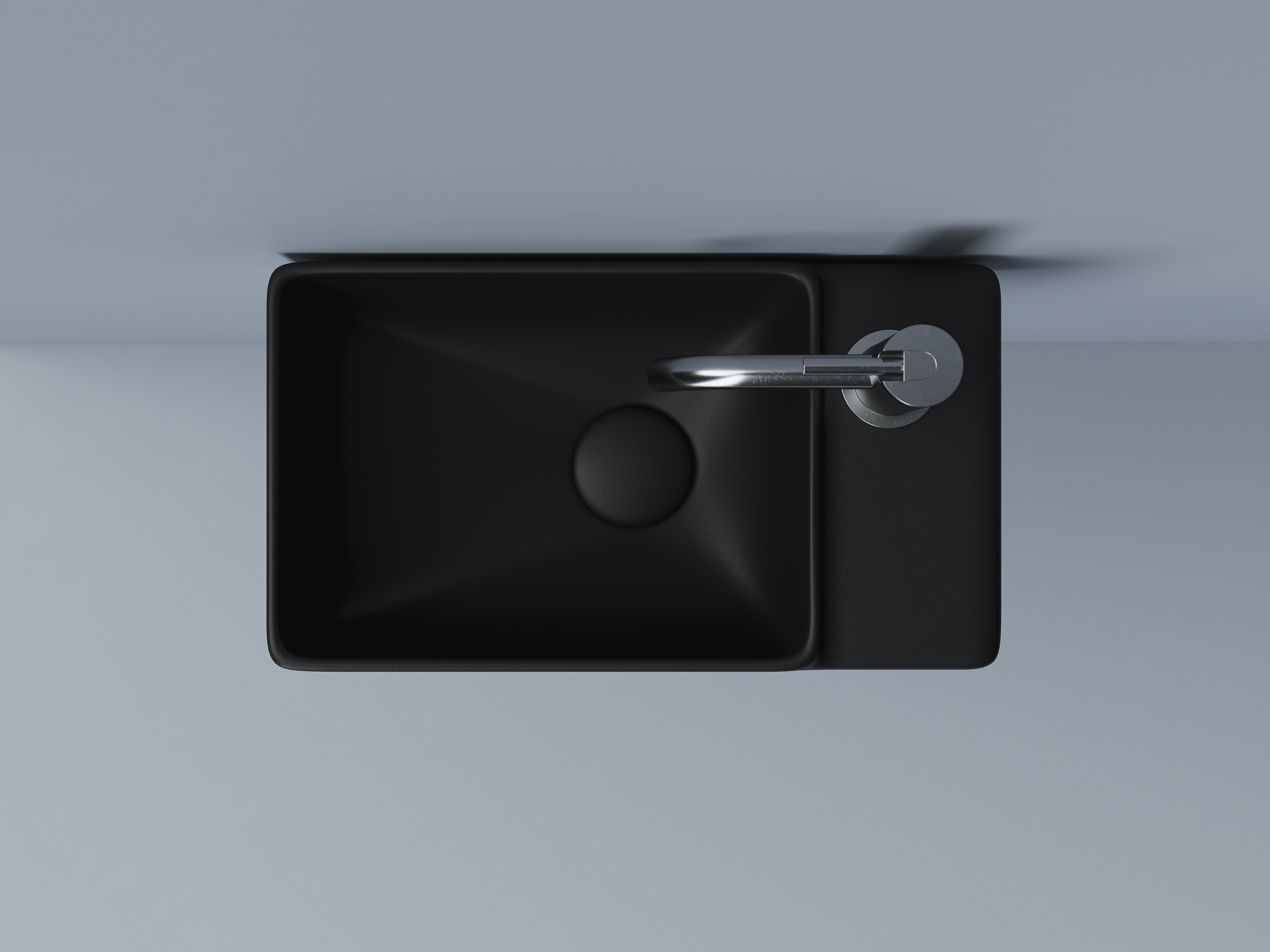 Раковина подвесная 40см Ceramica Nova Element CN5045MB черный матовый