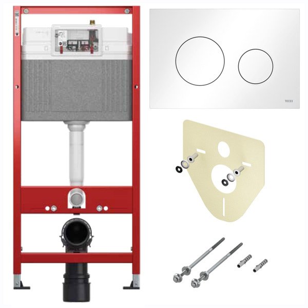 Готовое решение для подвесных унитазов TECE Profil K440920 белый