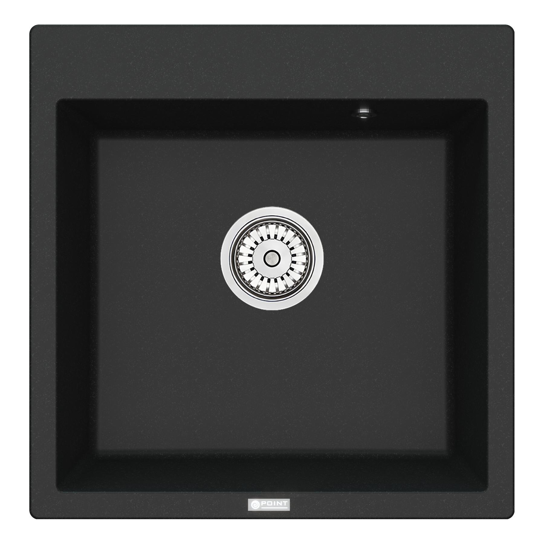 Мойка кухонная Point Арбель 51 PN3001B, черный