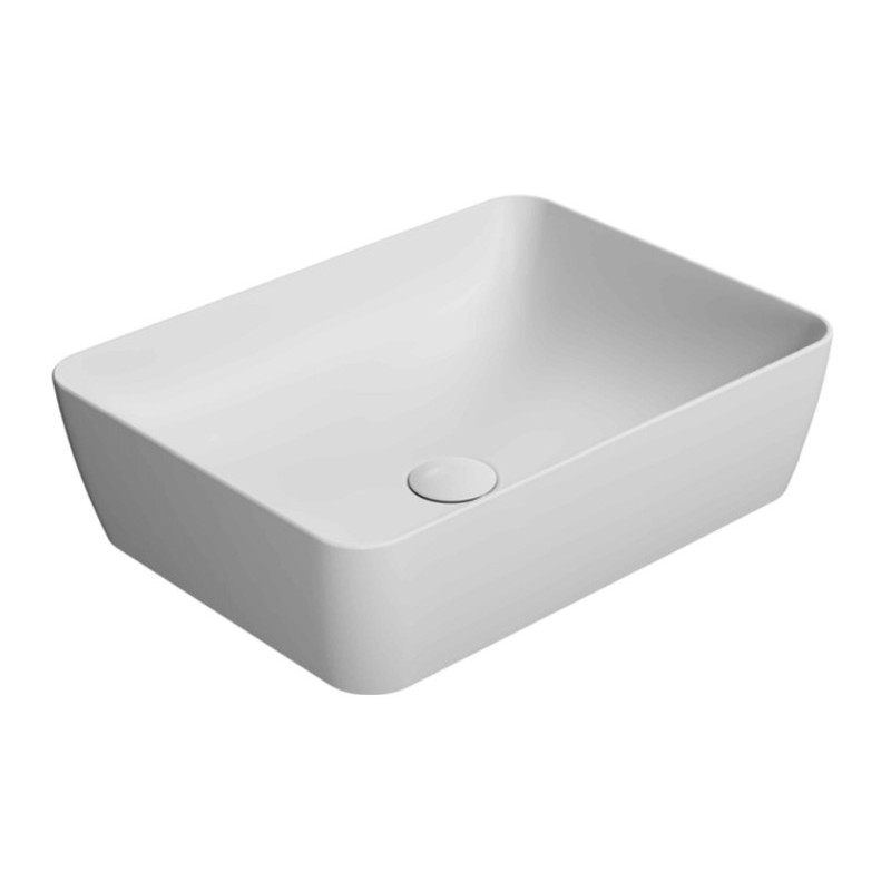 Раковина накладная 50см GSI Sand 903711 белая