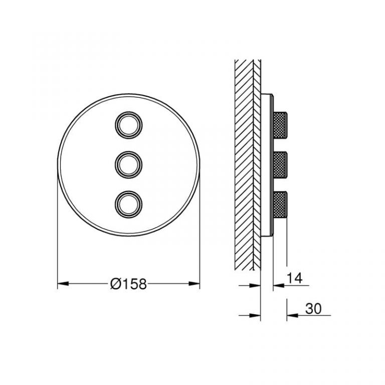 Переключатель для душа Grohe Grohtherm SmartControl 29152LS0 белая луна