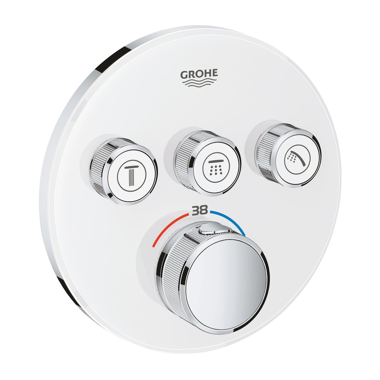 Термостат для душа Grohe Grohtherm SmartControl 29904LS0 белая луна