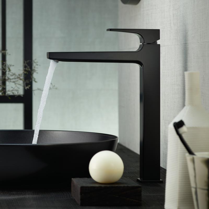 Смеситель для раковины-чаши Hansgrohe Metropol 32512670 черный матовый