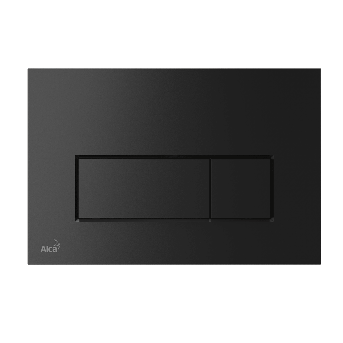 Кнопка смыва AlcaPlast THIN M578 черный матовый