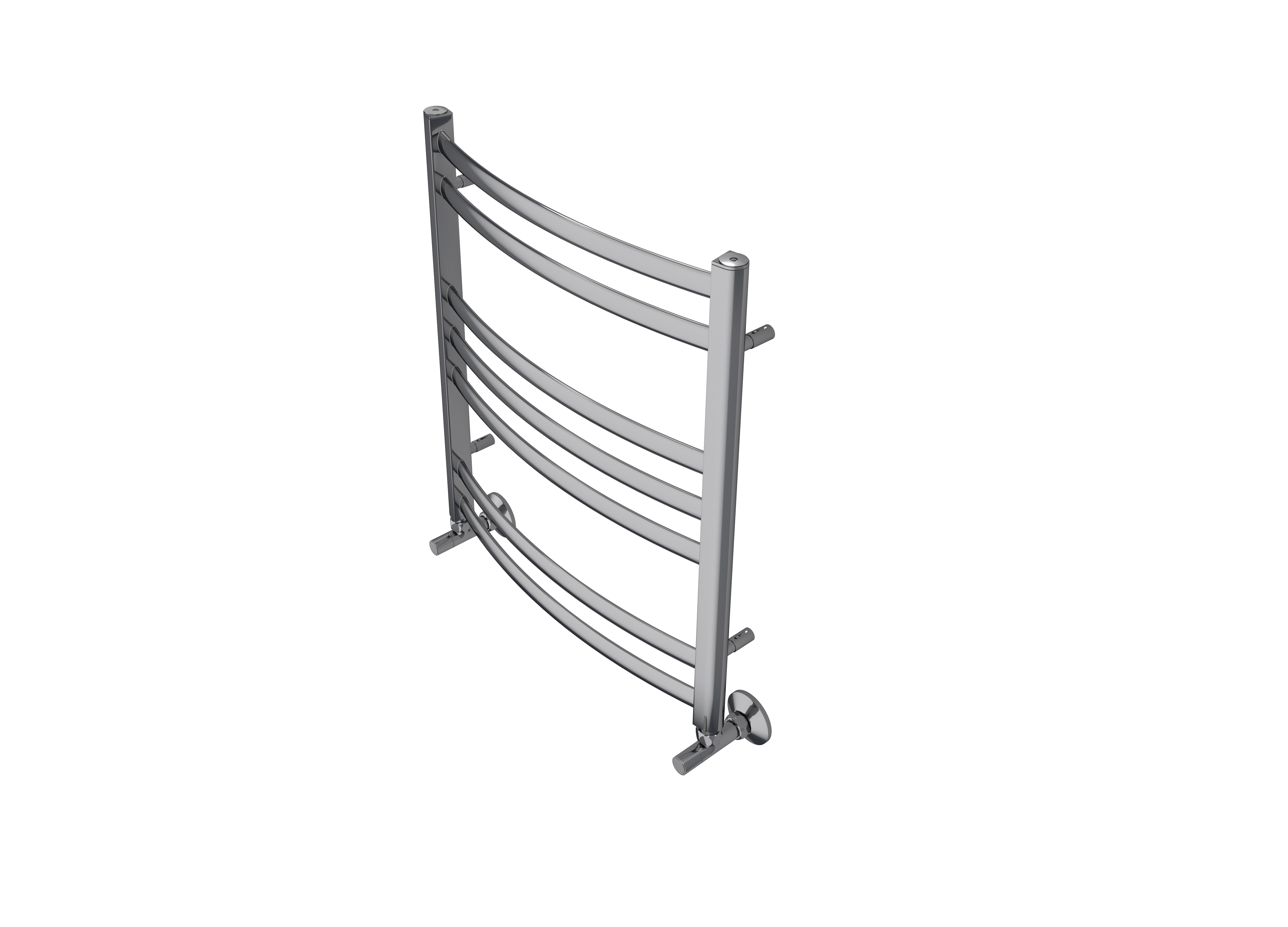 Полотенцесушитель водяной Aquatek Лугано AQ DOC0760CH 60х50 хром