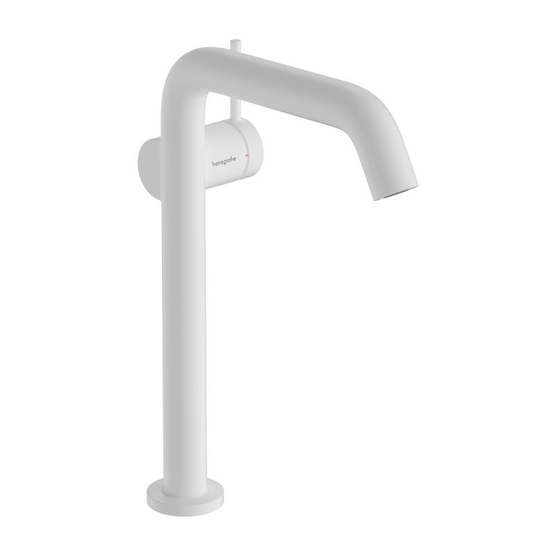 Смеситель для раковины Hansgrohe Tecturis S 73370700 белый матовый