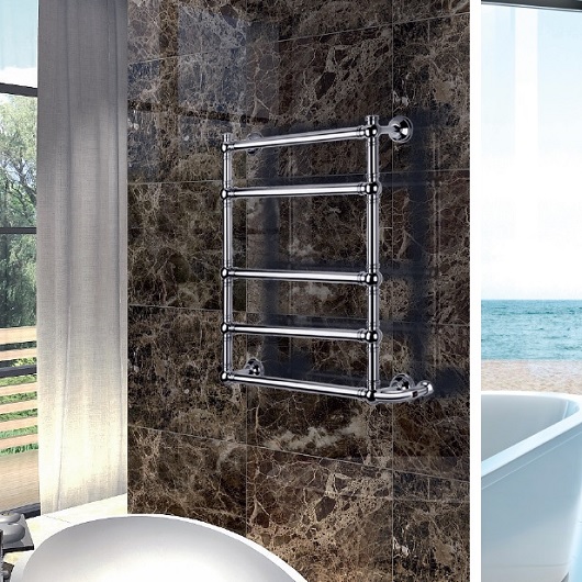 Полотенцесушитель электрический Margaroli Armonia 95645505CRNB 78х69см хром