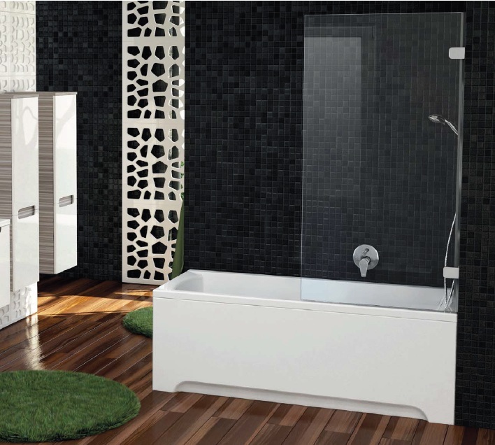 Шторка для ванны Ravak Brilliant BVS1-80 хром+транспарент