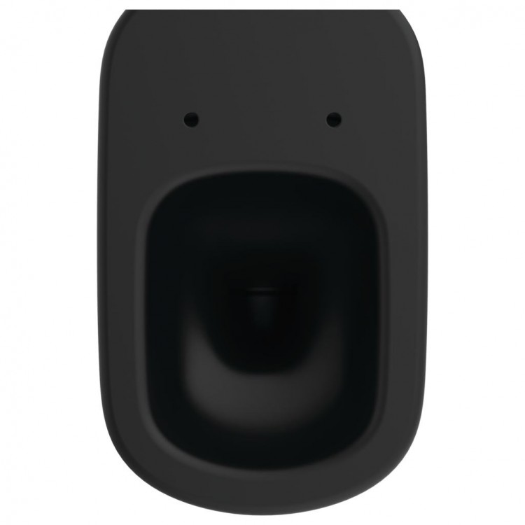 Унитаз приставной безободковый Ideal Standard TESI AquaBlade® T0077V3 черный матовый, без сиденья