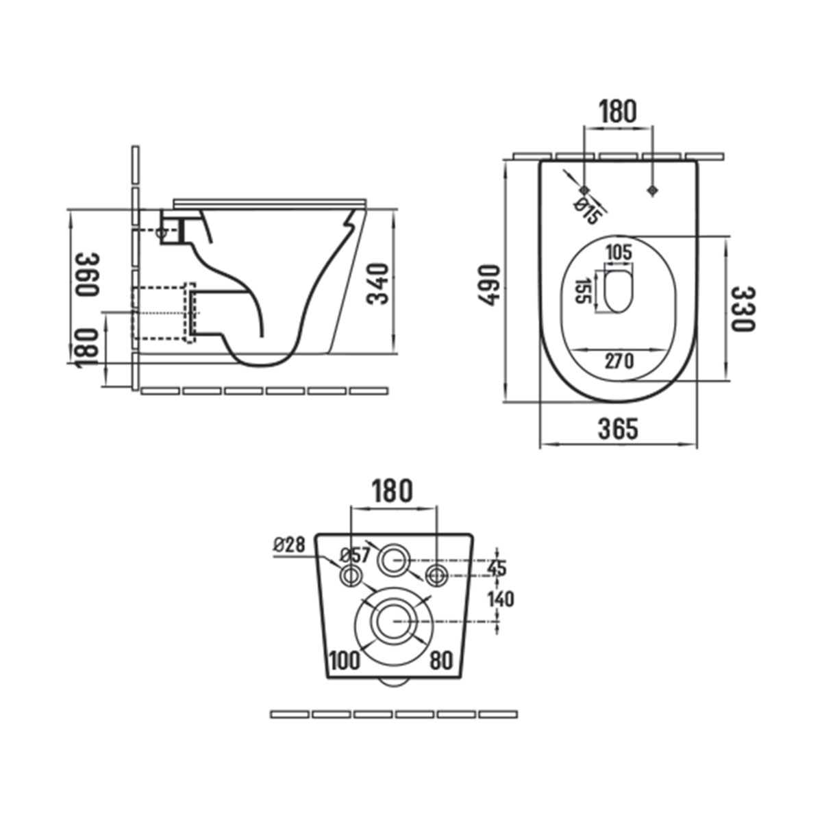 Унитаз подвесной безободковый Vincea Piatti VT1-11S белый, с сиденьем микролифт