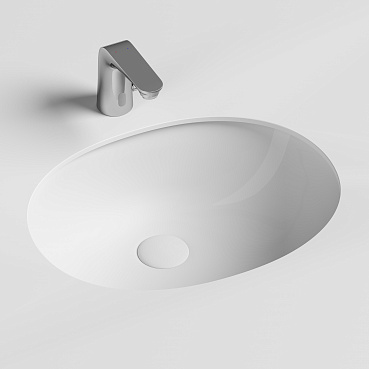 Раковина встраиваемая снизу 51см Ceramica Nova Element CN6043 белый