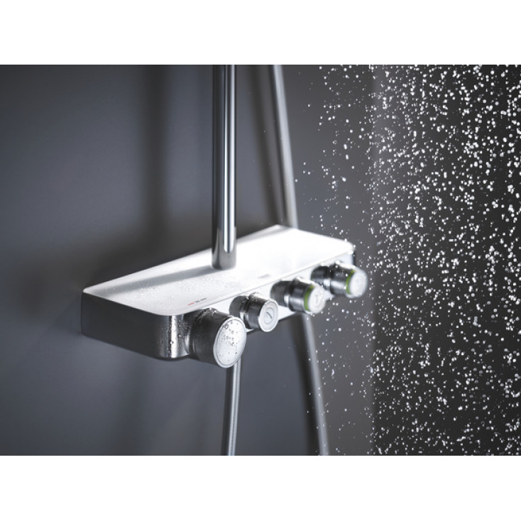Душевая стойка Grohe Euphoria SmartControl System 26507LS0 белый/хром