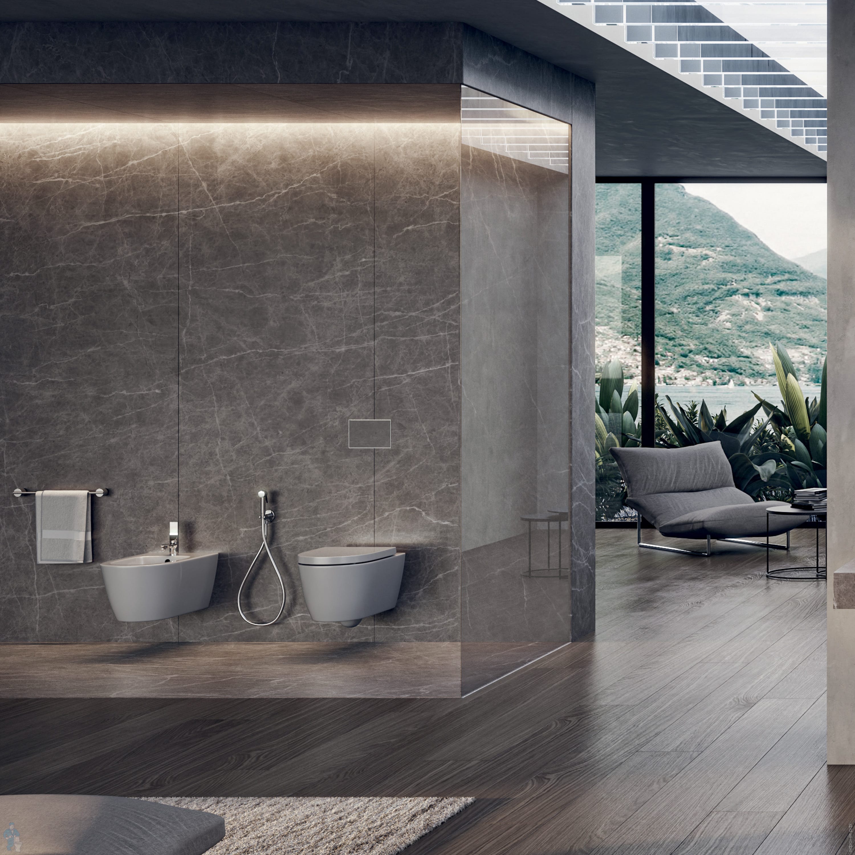 Гигиенический душ Bossini Apice CE4002.030 хром