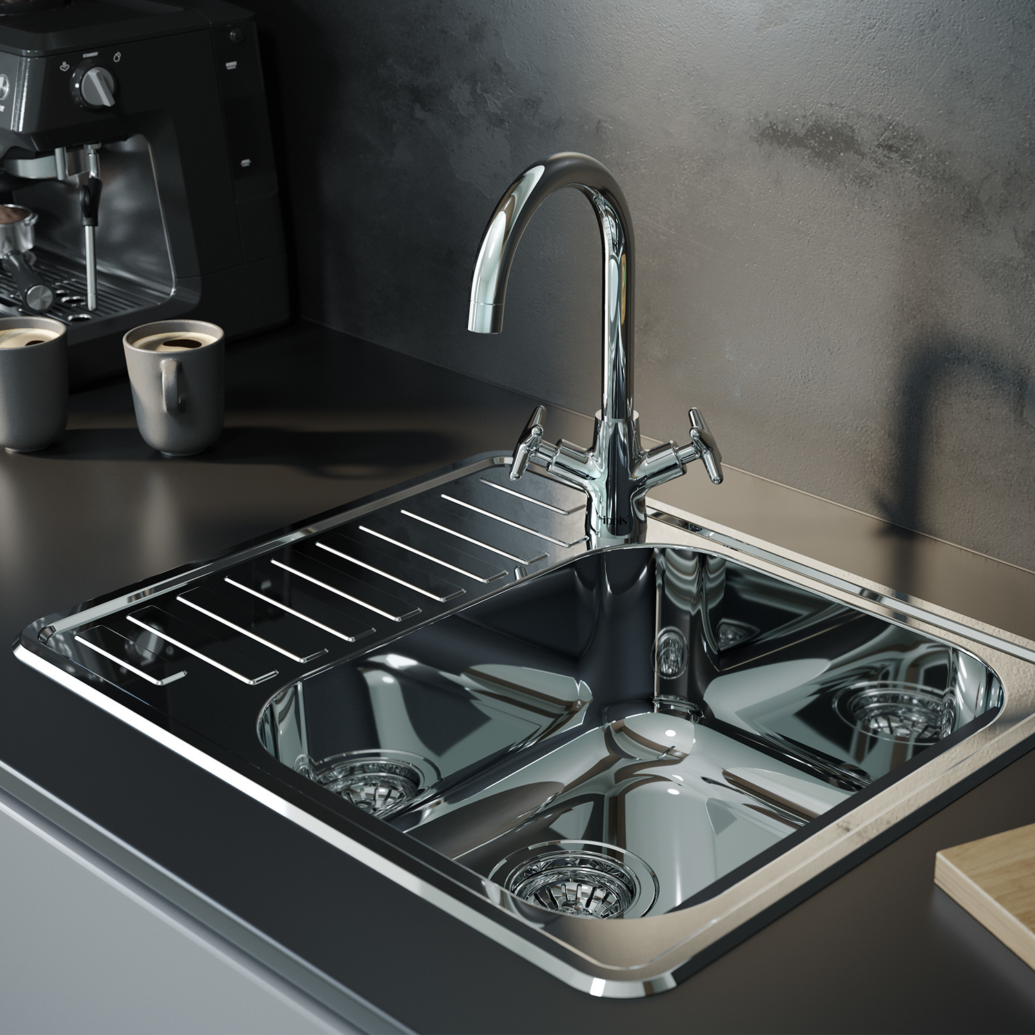 Смеситель для кухни IDDIS Acros ACRSB00i05 хром глянцевый