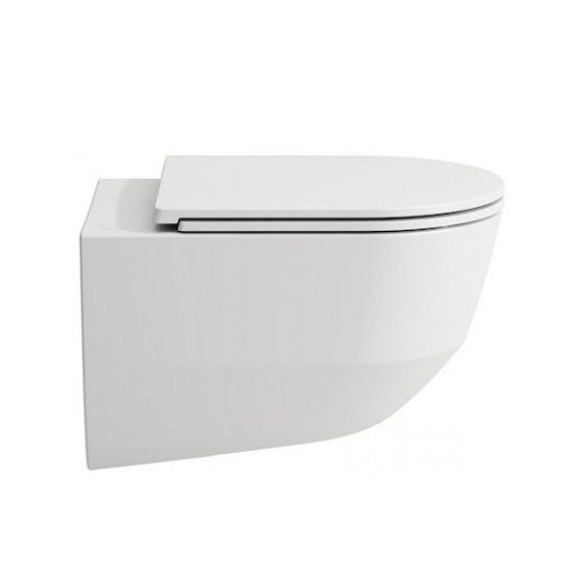 Унитаз подвесной Laufen Pro Rimless 8.6695.7.000.000.1 с сиденьем микролифт