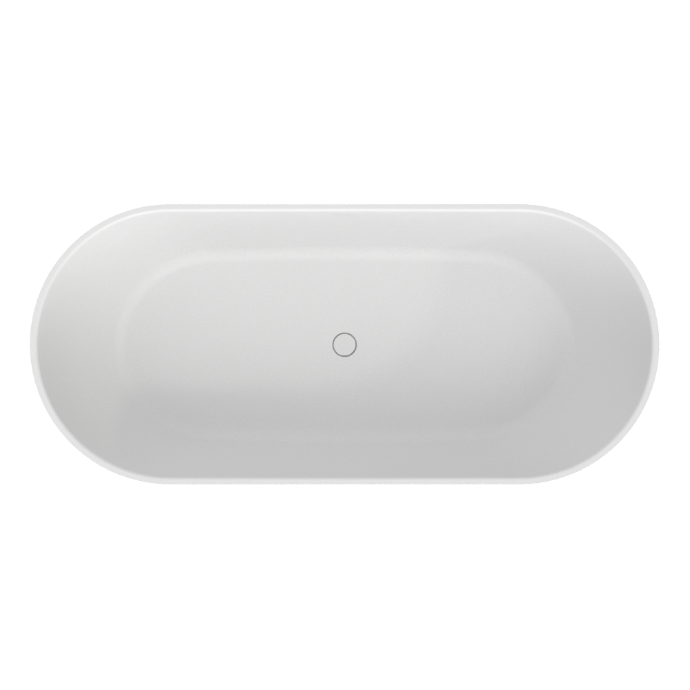 Ванна WHITECROSS Tawna 165x80 (белый мат) иск. камень