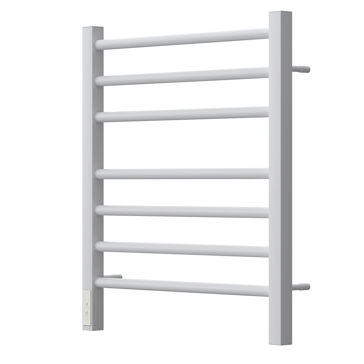 Полотенцесушитель электрический Point PN70756W П7 500x600, диммер слева, белый