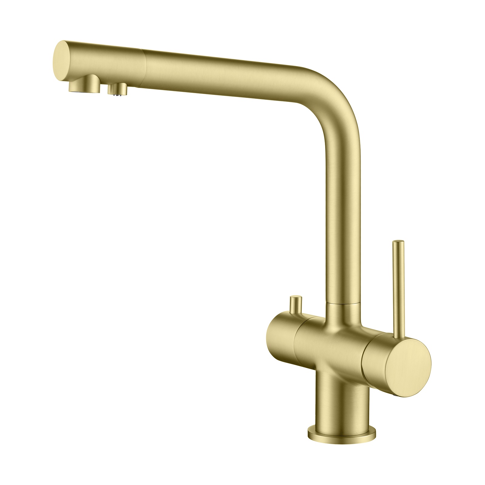 Смеситель для кухни Timo Saona 2396/17FL золото матовое