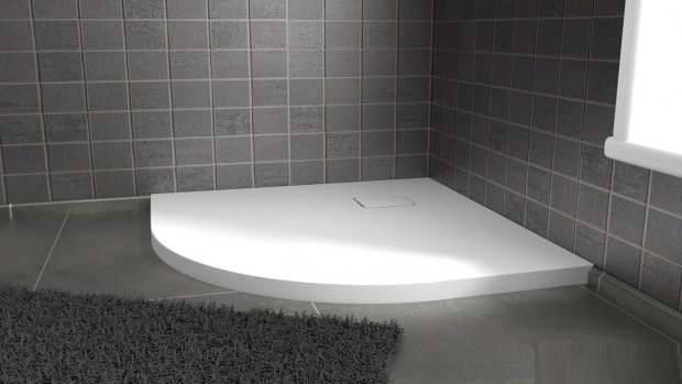 Акриловый поддон для душа Riho Basel 451 DC98 100x100x5 Белый без противоскользящего покрытия