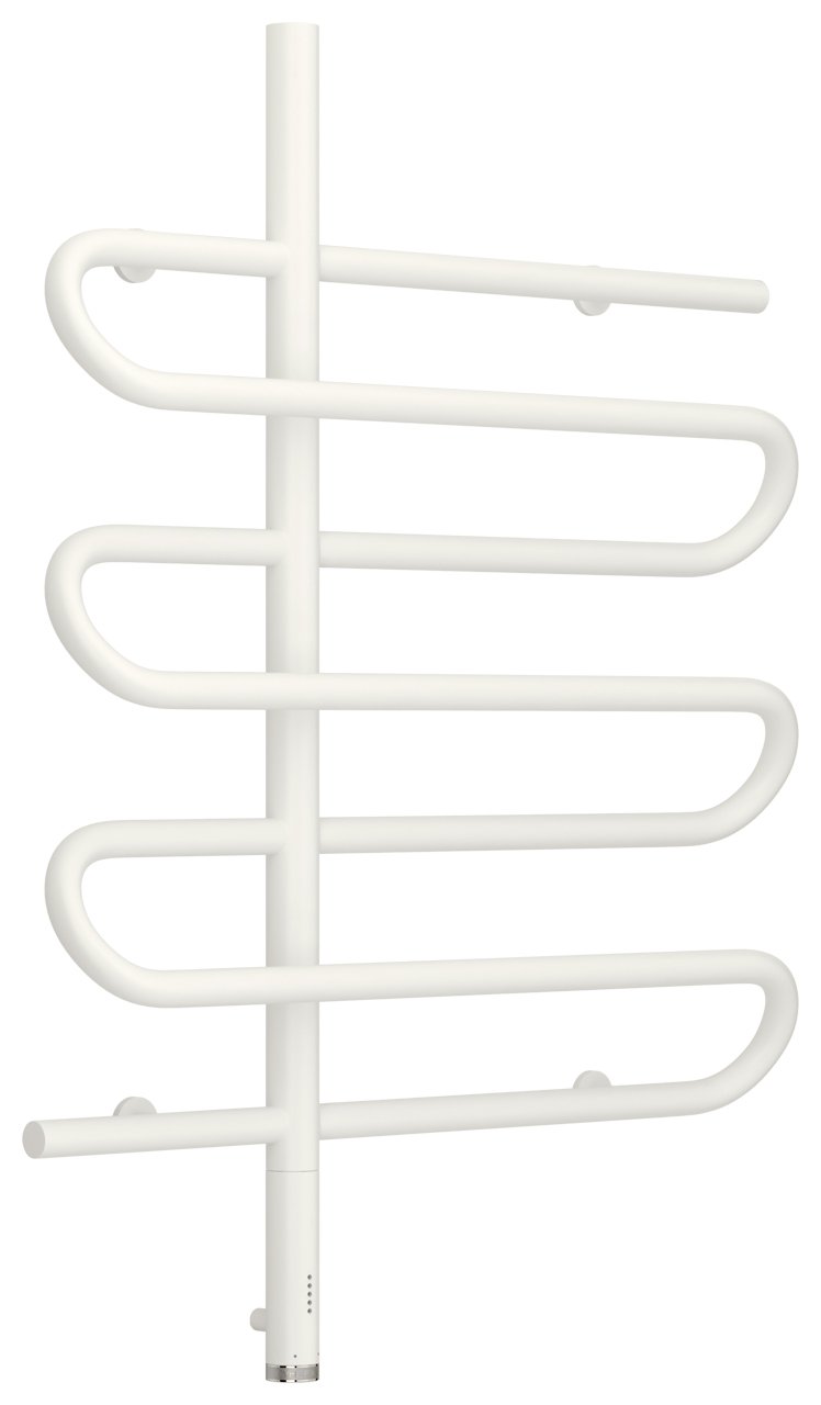 Полотенцесушитель электрический Сунержа Эпатаж 80х60 белый матовый, подключение левое