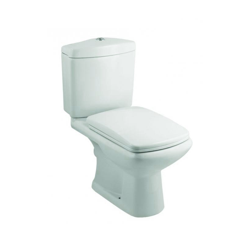Унитаз напольный унитаз-компакт Creo Ceramique Tours TO1002+TO1003+TO1001 белый