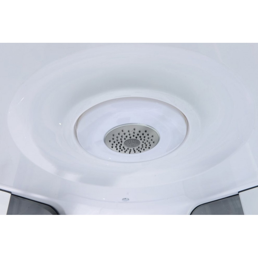 Бокс Orans 9907000 150x150x225 профиль белый, стекло прозрачное