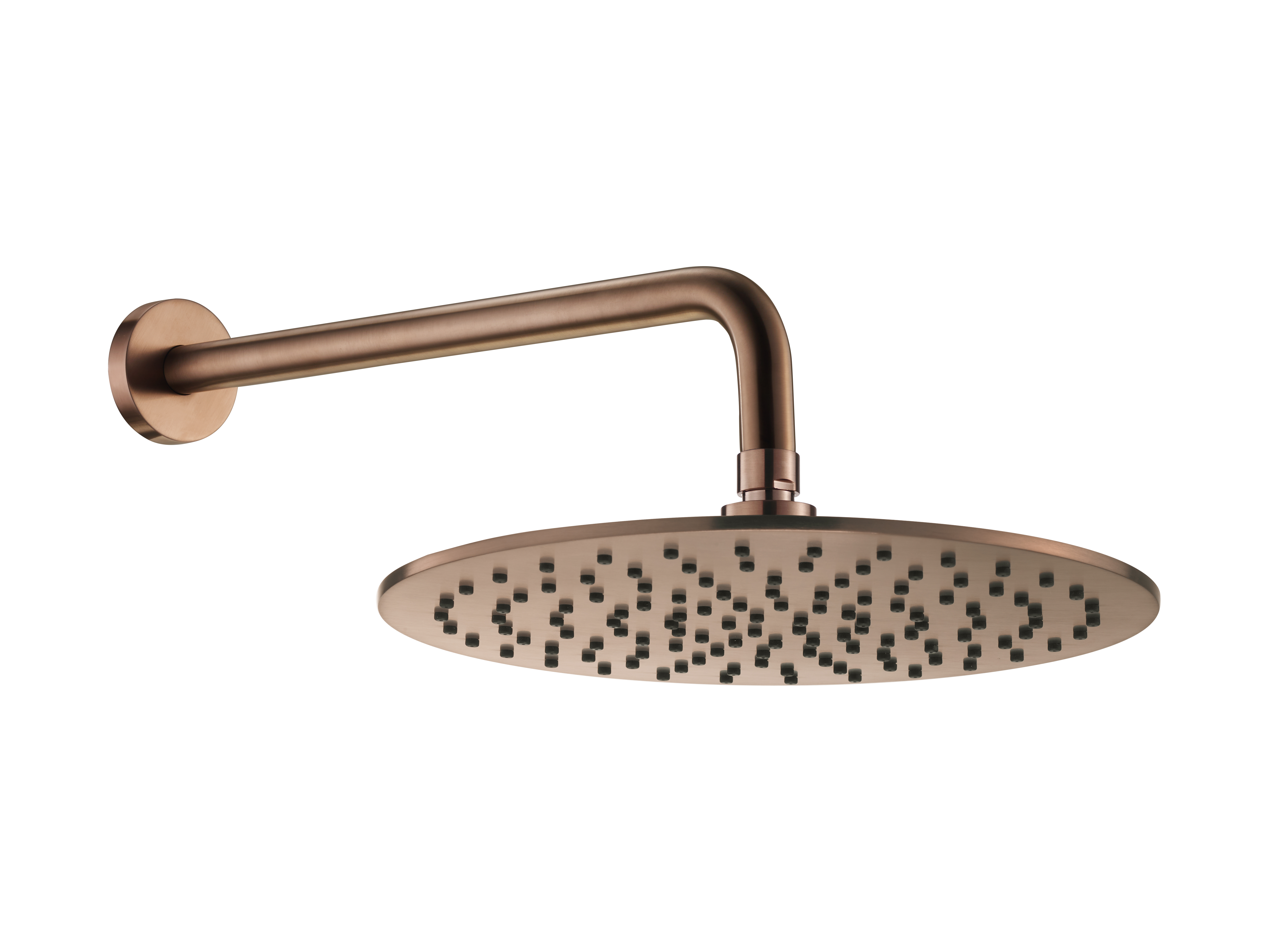 Настенный верхний душ 30см Benesque Lumiere 22010406 бронза брашированная