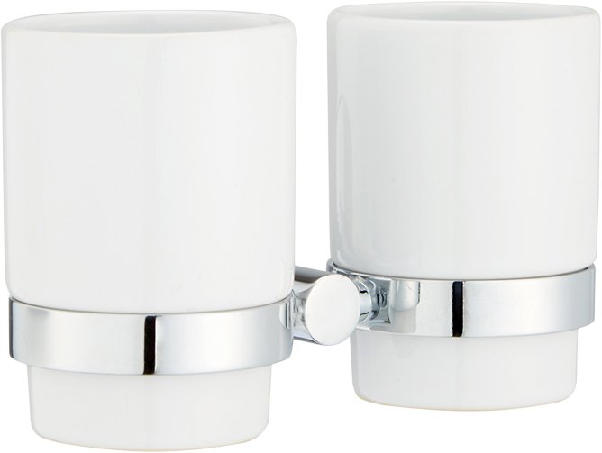 Стакан для зубных щеток Iddis Mirro Plus MRPSBC2i45 Хром Белый