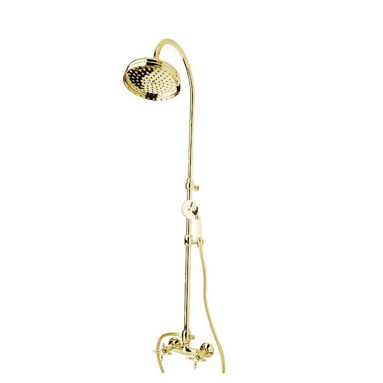 Душевая стойка Cezares NOSTALGIA-CD-30-03/24-M золото