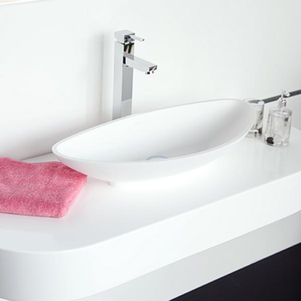 Раковина накладная 69,1см MonteBianco Gondola 13042 белый матовый