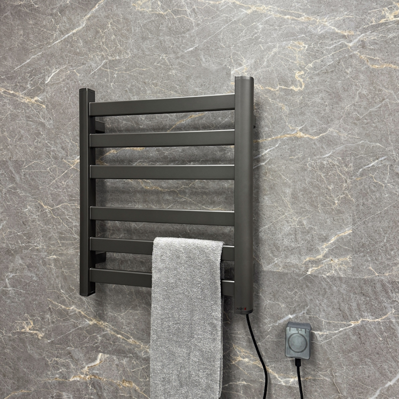 Полотенцесушитель электрический Fixsen BASIC 600х500 FX-7400F, графит