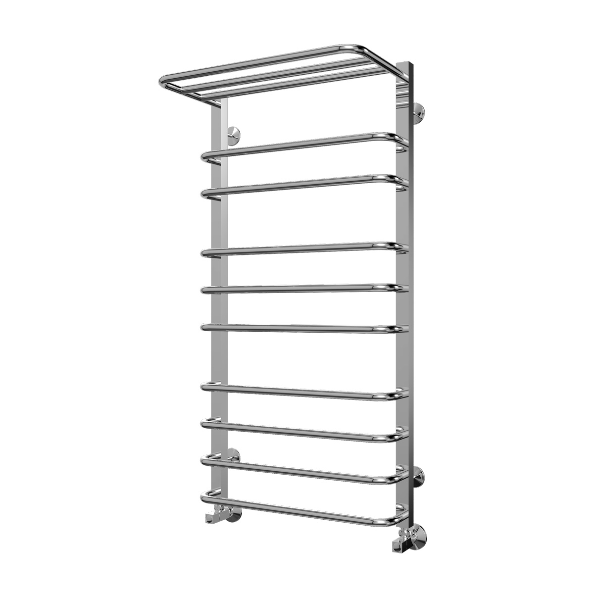 Полотенцесушитель водяной Terminus Арктур П10 500x1031 с полкой