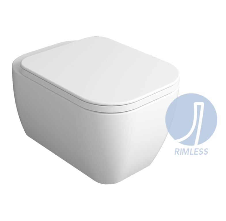 Унитаз подвесной безободковый Simas Henges BB18 белый