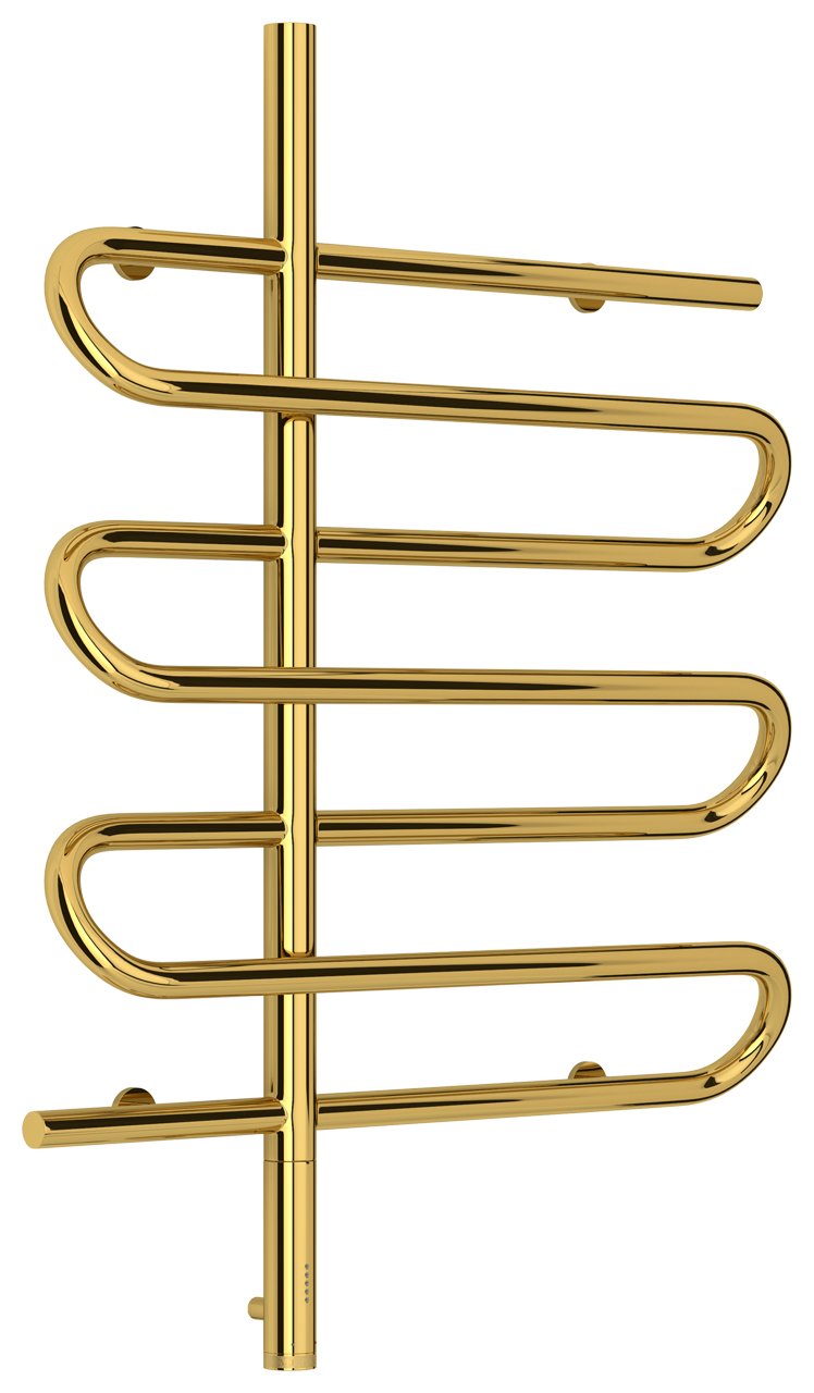 Полотенцесушитель электрический Сунержа Эпатаж 80х60 золото, подключение левое