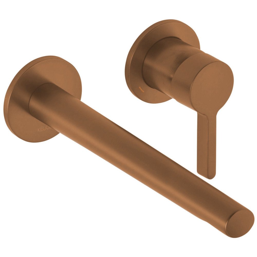 Смеситель для раковины (вынос 20см) Keuco Edition 400 51516030200 бронза шлифованная