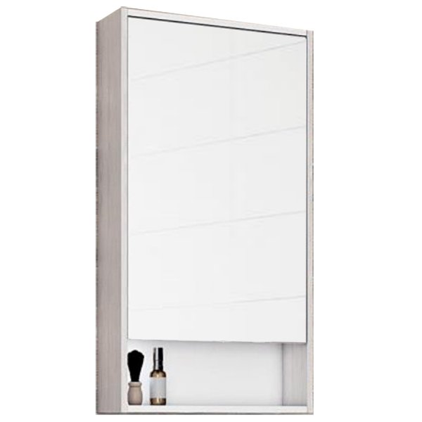 Зеркальный шкаф Акватон Рико 50 1A212302RIB90 Белый Ясень фабрик